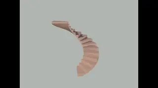 رسم درج دائري باستخدام الاوتوكاد ,How to draw 3d circular stair by AutoCad