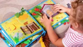 Игровая развивающая книжка 