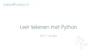 Leer tekenen met Python