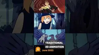 Traditional 2D animation. June 2022