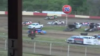 SLMR Late Models 5/28/23 Dubuque, IA B-Main Jesse Glenz win from 6th