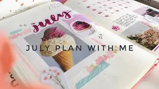 🌸 - july plan with me  ˗ˏˋ ft. washi tape haul ˎˊ˗
