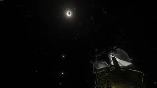 Space Engine Zen - 2022-05-16 lunar eclipse from Tranquility Base v2