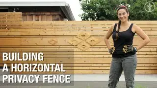Building a horizontal privacy fence | Sara Bendrick