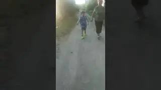 Бабуля провожает внуков домой!!! 14 июля 2020 г.