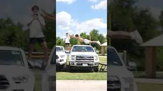 I beat my old record of flipping over 1 car..