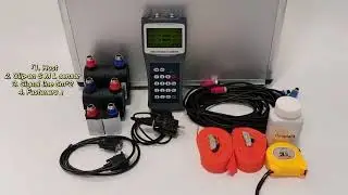 Handheld ultrasonic flowmeter