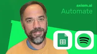 How to scrape Spotify web player with Axiom.ai
