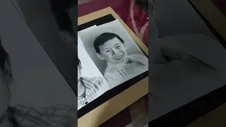 done commissioned portrait using graphite & charcoal #2024shorts #art #drawing #howtodraw #sketch