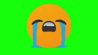 CRYING EMOJI || GREEN SCRENEND || SAD EMOJI || HD/1080P || SOUND EFFECT