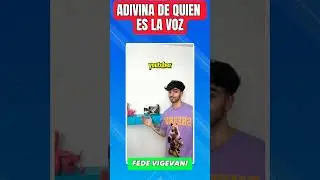 Adivina al Youtuber #shorts @fedevigevani @PiculinGalletita @picus.oficial1211 @AlejoIgoa