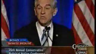 Rush Limbaugh versus Ron Paul: CPAC 2009