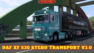 ETS2 1.50 DAF XF 530 STEBO TRANSPORT V3.0
