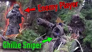 Invisible Ghillie Sniper 👻Unbelievable Airsoft Gameplay
