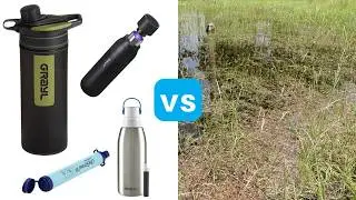 What is the Best Filter? (Pond Test) Grayl | Brita | Lifestraw