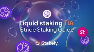 How to liquid stake TIA | Stride Staking Tutorial