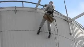 Покраска резервуара