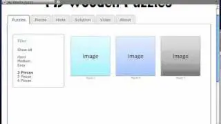 Wooden Puzzles - Version 2.0 - Full demo - Firefox