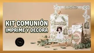 Primera Comunión Kit personalizado imprimible.