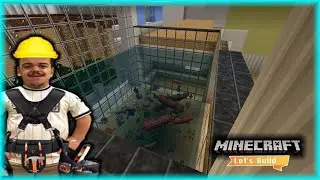 Let's Build The BIGGEST Aquarium inside my mansion! (Minecraft)