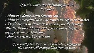 ❝Edit Comp Announcement❞
