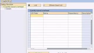 SAP Product Costing configuration -  Define Quantity Based Overhead
