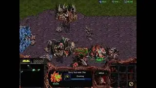 StarCraft: Brood War – Continental Divide – Zerg vs. 6 computer players – location on a plateau