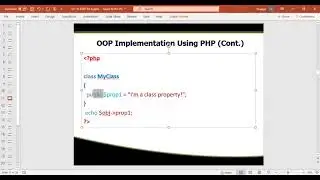 PHP | OOP Implementation Using PHP 1