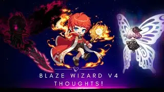 Maplestory M - V4 Blaze Wizard Thoughts and Lucid (177.94b) Damien (118.26b) Rotation