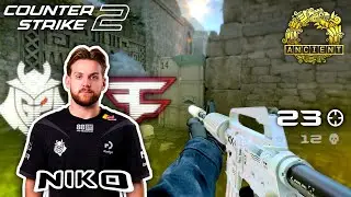 Niko POV on CS2 Ancient | G2 vs FaZe | PGL Major Europe RMR A