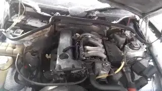 Mercedes 190 diesel isn't afraid of the cold)
