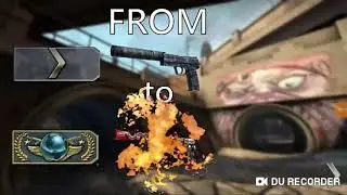 Silver 1 to Global Elite.USP shooting.