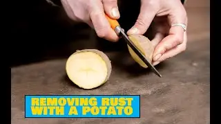How to Remove Rust from A Knife With a Potato –  Easy Outdoors Camping Tip
