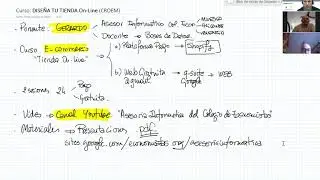 2020-10-19: Diseña tu Tienda ON Line Sesion 1- CROEM