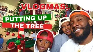 Semaj Puts Up His Christmas Tree | Vlogmas Day Vlog | Family