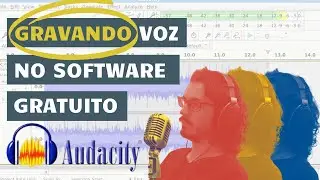Como gravar VOZ no AUDACITY (5 passos simples!)| Podcast, narração de histórias, locução, canto.