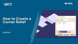 How to Create Corner Relief | Catia V5