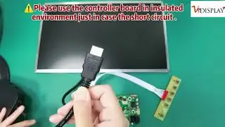 HD-MI DVI VGA LCD Controller Board M.NT68676 Connection With IPEX 40Pin LVDS interface LCD Screen
