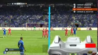 FIFA 15   FREEKICK TUTORIAL  TIROS LIBRES Como Roberto Carlos