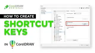How to create Shortcuts in CorelDRAW | CorelDraw Tutorial