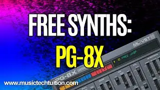 Free Synths: PG-8X - Roland JX-8P Emulating VST Synth