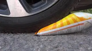 ASMR Crushing Crunchy & Soft Things by Car! - EXPERIMENT Snack