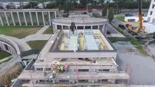 Virginia War Memorial stone removal - 9.18.18