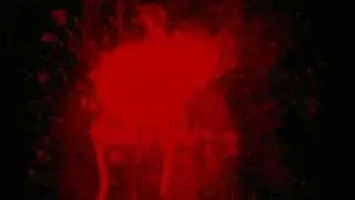 Blood Spatter Splatter on Screen / Wall / Green Screen & Black Background