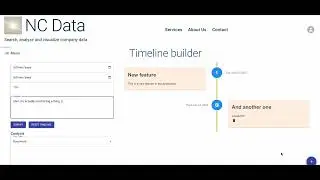 Create a manual timeline