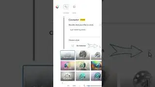 Generate image based on text using Paint| Cocreator in Paint#shortvideo #shortviral #cocreators #ai