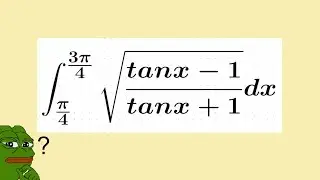 How do you even integrate it ? | Daily integral problem -83 #integral #calculus