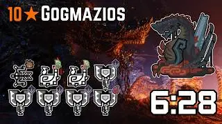 Monster Hunter Wilds - Gogmazios 10★ VS  4P charge blade 06'28''01