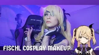 Turning Myself Into Fischl (Genshin Impact) (w/ Eng Sub) | Cosplay Makeup Tutorials