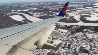 Sunny Landing In Snowy Minneapolis - Sun Country B737-800
